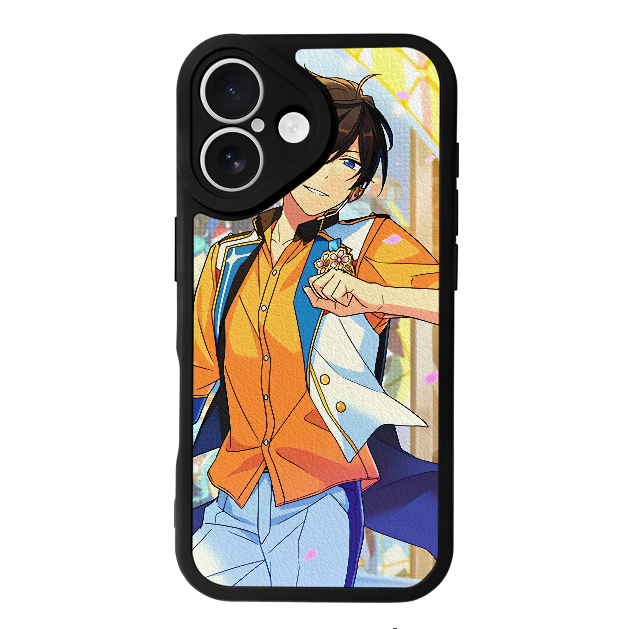 （画像用） あんさんぶるスターズ! Ensemble Stars 【iPhone 16シリーズ対応】シリコンスマホケース（レザー調） 材質：シリコン